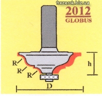 Фрезы по дереву кромочные калевочные 2012 G