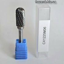 Борфреза (шарошка) по металу CX D12×h25×d6