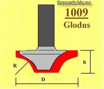 Пазовые фасонные фрезы по дереву 1009 G