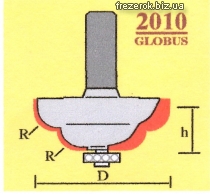 Фрезы по дереву кромочные калевочные 2010 G