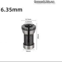 Цанга 6,35мм ×20 мм