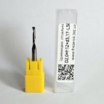 ФРЕЗА СПІРАЛЬНА ОДНОЗАХІДНА D2*I12*d3,175-L38